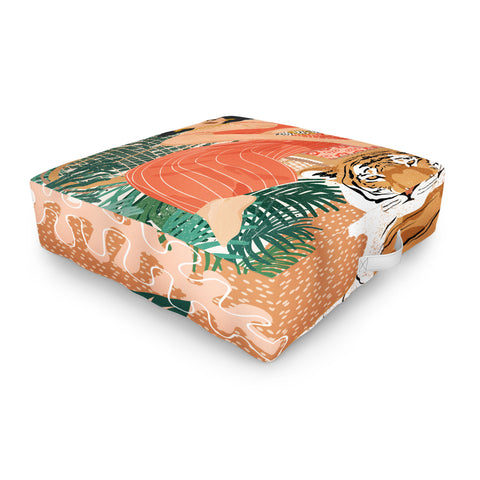 Sundry Society Tiger Leader Outdoor Floor Cushion