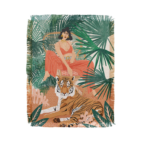 Sundry Society Tiger Leader Throw Blanket