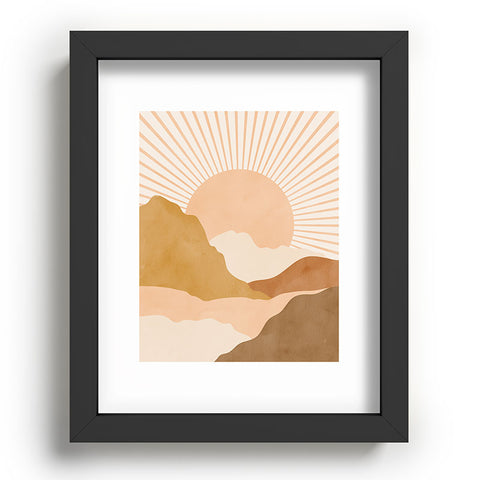 Sundry Society Warm Color Hills Recessed Framing Rectangle