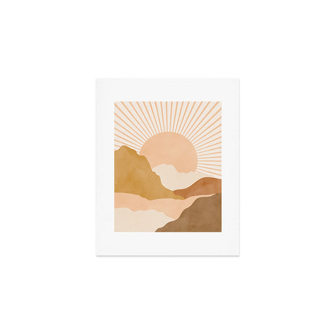 Sundry Society Warm Color Hills Art Print
