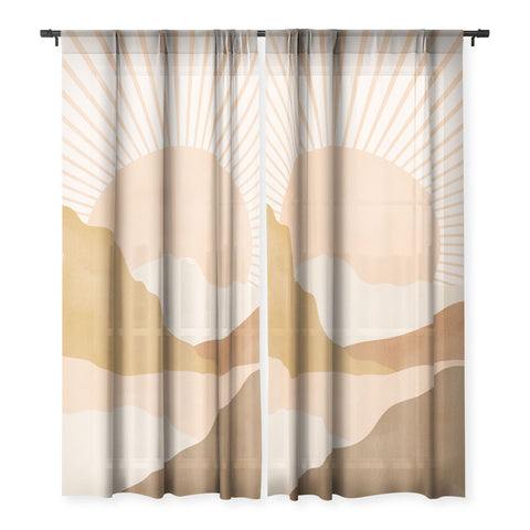 Sundry Society Warm Color Hills Sheer Non Repeat