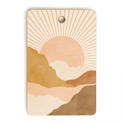 Sundry Society Warm Color Hills Cutting Board Rectangle
