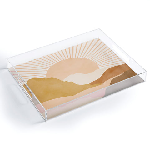Sundry Society Warm Color Hills Acrylic Tray