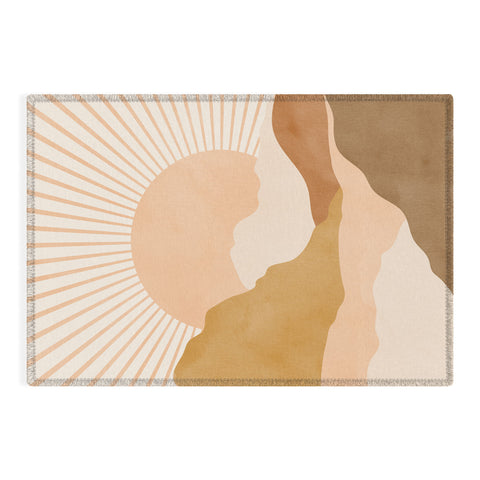 Sundry Society Warm Color Hills Outdoor Rug