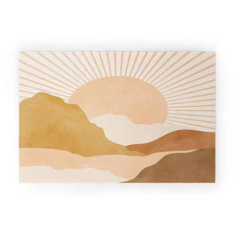 Sundry Society Warm Color Hills Welcome Mat