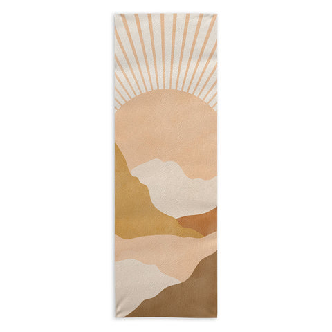Sundry Society Warm Color Hills Yoga Towel