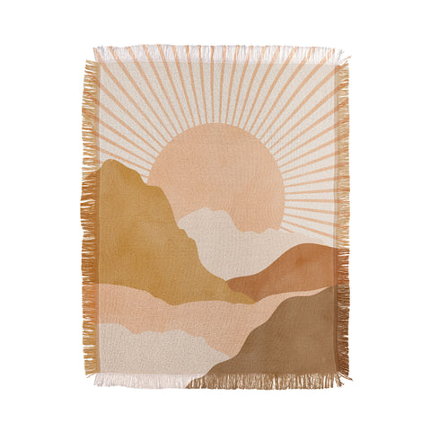 Sundry Society Warm Color Hills Throw Blanket