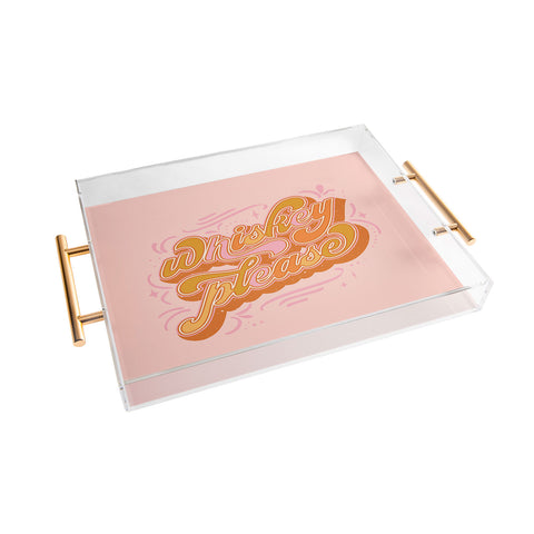 Sundry Society Whiskey Please Acrylic Tray