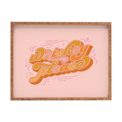Sundry Society Whiskey Please Rectangular Tray