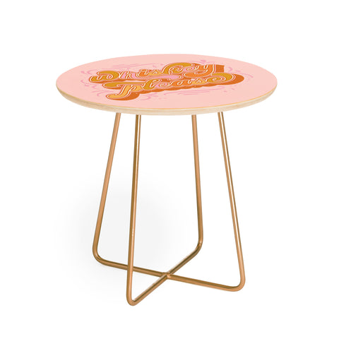 Sundry Society Whiskey Please Round Side Table
