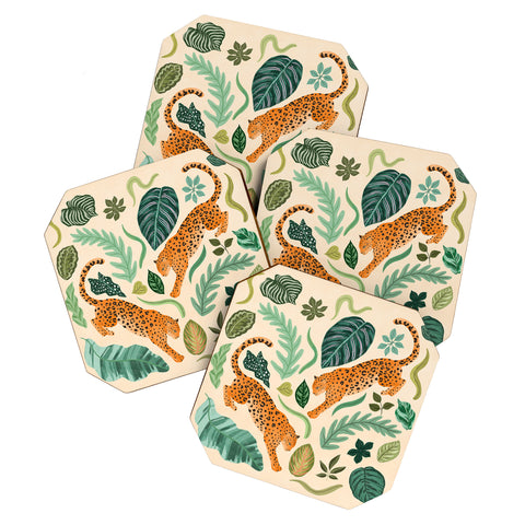 SunLee Art Botanical Garden I Coaster Set