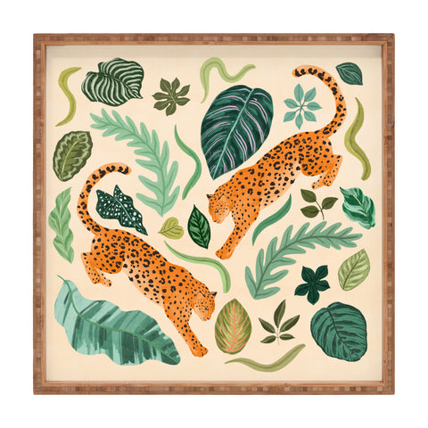 SunLee Art Botanical Garden I Square Tray