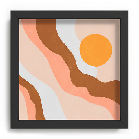 SunshineCanteen antelope canyon orange waves Recessed Framing Square