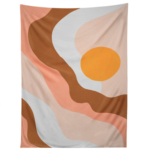 SunshineCanteen antelope canyon orange waves Tapestry