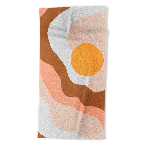 SunshineCanteen antelope canyon orange waves Beach Towel