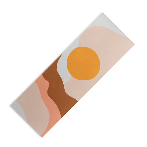 SunshineCanteen antelope canyon orange waves Yoga Mat