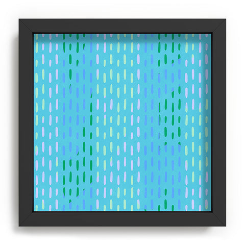 SunshineCanteen Blue Kantha Stripes Recessed Framing Square