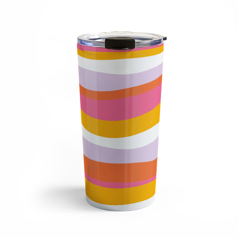 SunshineCanteen cali beach stripes Travel Mug