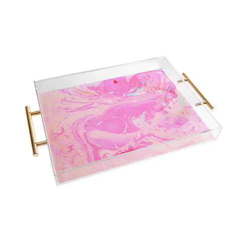 SunshineCanteen cosmic pink skies Acrylic Tray