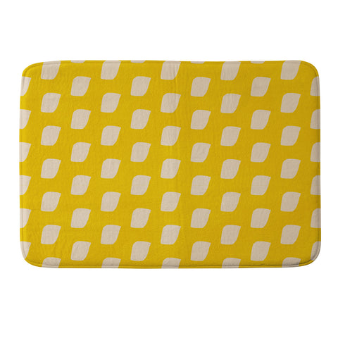 SunshineCanteen dash pattern Memory Foam Bath Mat