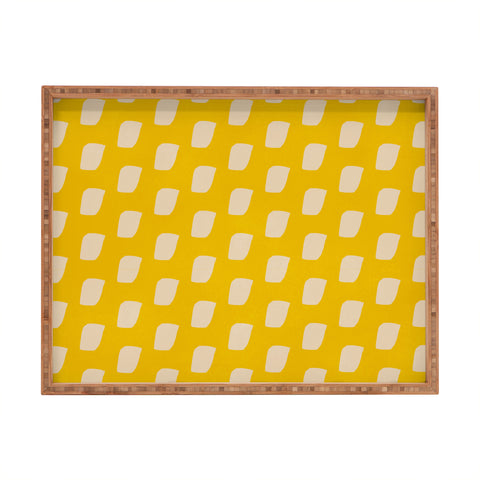SunshineCanteen dash pattern Rectangular Tray