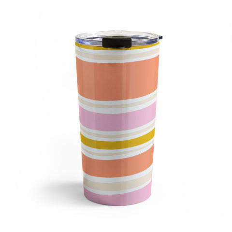 SunshineCanteen del mar stripes Travel Mug