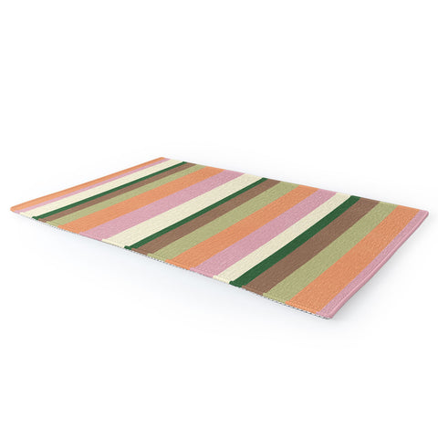 SunshineCanteen desert oasis stripes Area Rug