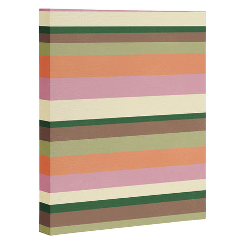 SunshineCanteen desert oasis stripes Art Canvas