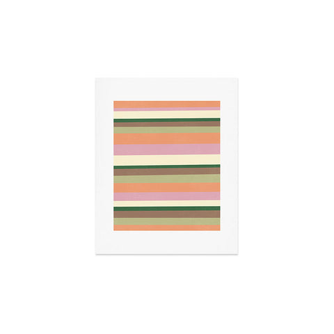 SunshineCanteen desert oasis stripes Art Print