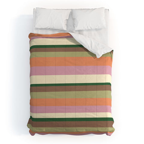 SunshineCanteen desert oasis stripes Comforter