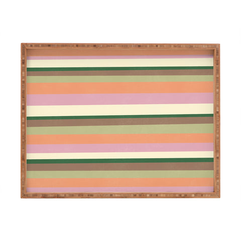 SunshineCanteen desert oasis stripes Rectangular Tray