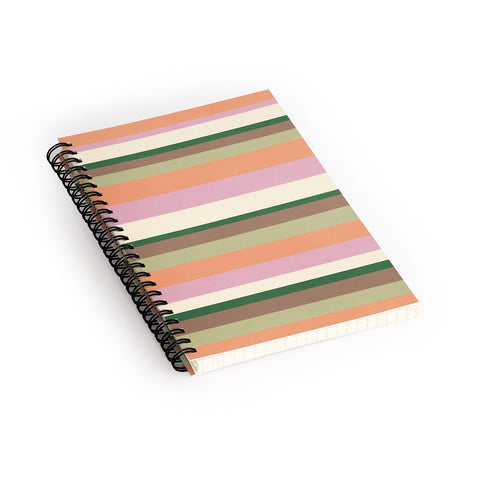 SunshineCanteen desert oasis stripes Spiral Notebook