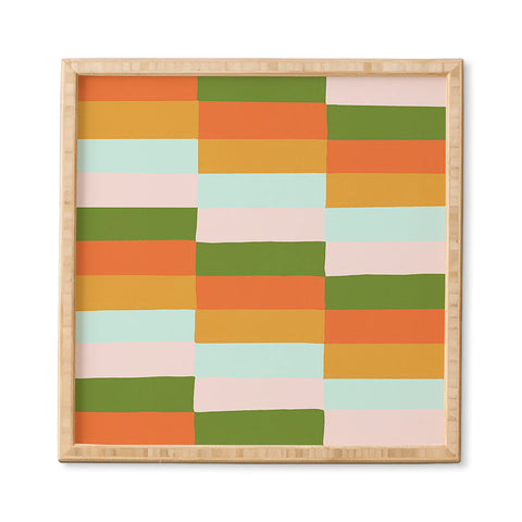 SunshineCanteen Desert Rainbows Framed Wall Art