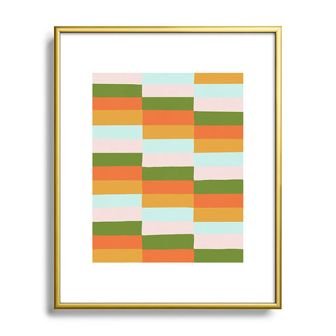 SunshineCanteen Desert Rainbows Metal Framed Art Print