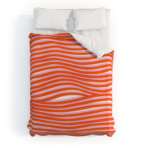 SunshineCanteen electric zebra stripes Duvet Cover