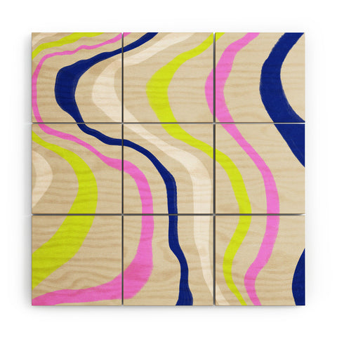 SunshineCanteen F L O W Wood Wall Mural