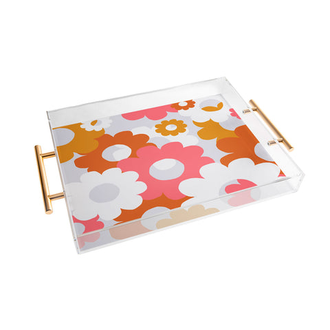 SunshineCanteen flower power 1960 Acrylic Tray