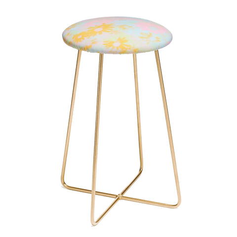 SunshineCanteen gentle flowers Counter Stool