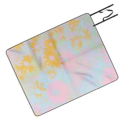 SunshineCanteen gentle flowers Picnic Blanket