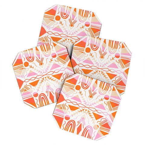 SunshineCanteen high desert Coaster Set