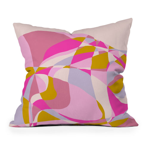 SunshineCanteen kaleidoscope mountain Outdoor Throw Pillow