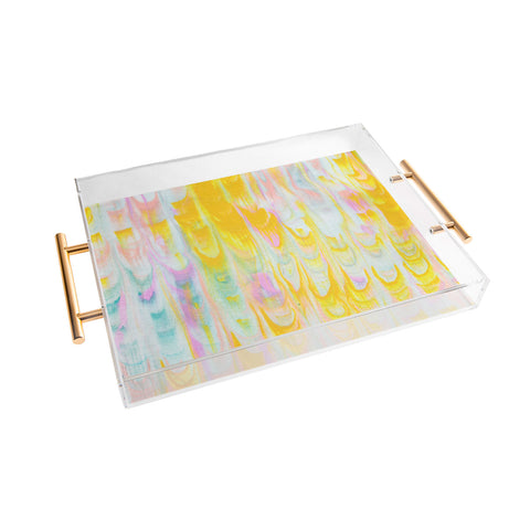 SunshineCanteen marbled pastel dreams Acrylic Tray
