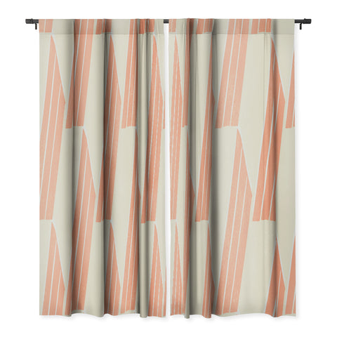 SunshineCanteen minimalist pink hex tile Blackout Non Repeat