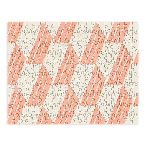 SunshineCanteen minimalist pink hex tile Puzzle