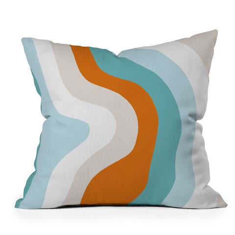SunshineCanteen moab teal Outdoor Throw Pillow
