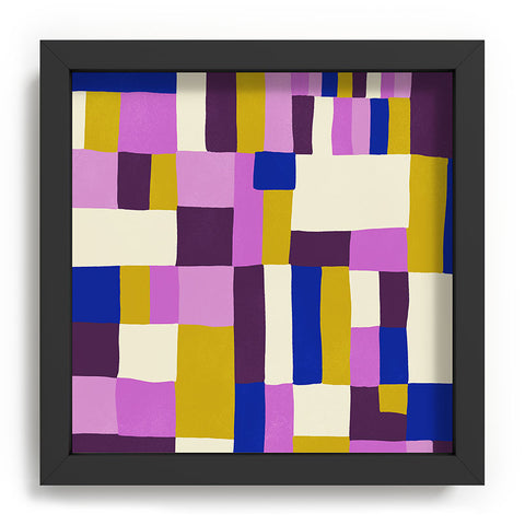 SunshineCanteen modern boho quilt Recessed Framing Square