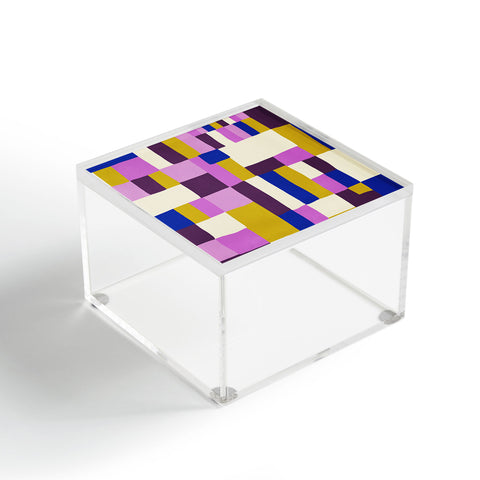 SunshineCanteen modern boho quilt Acrylic Box