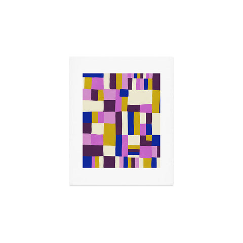 SunshineCanteen modern boho quilt Art Print