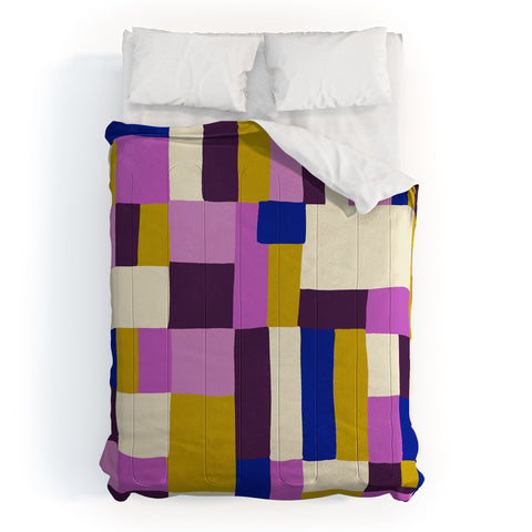 SunshineCanteen modern boho quilt Comforter