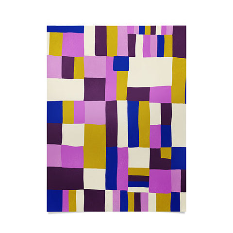 SunshineCanteen modern boho quilt Poster